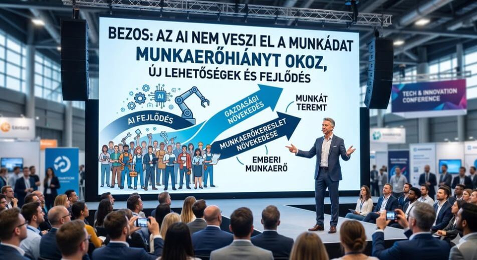 Jeff Bezos szerint az MI nem elviszi a munkánkat, hanem hatalmas munkaerőhiányt hoz